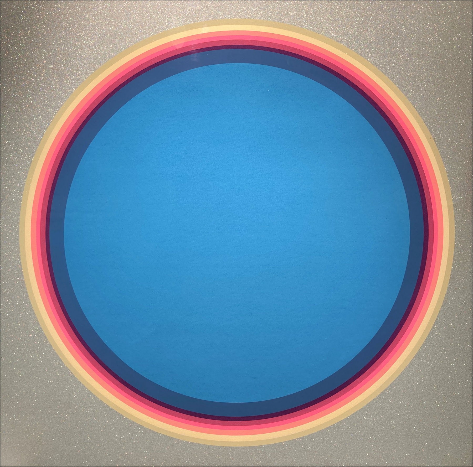 Jan Kaláb – Shine Around Blue 1118, screen printing