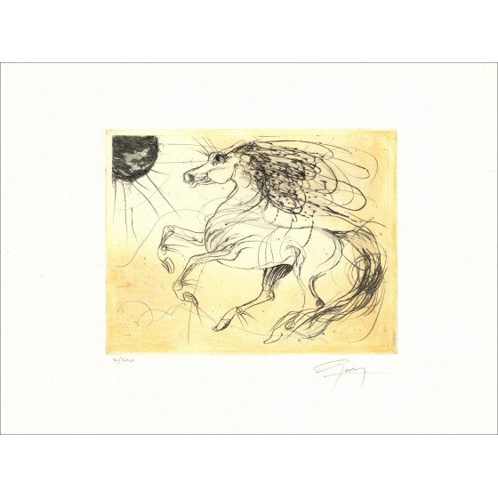 Jean-Marie Guiny - Stalon, Original Gravur