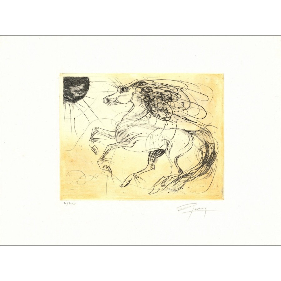 Jean-Marie Guiny – Etalon, gravure originale