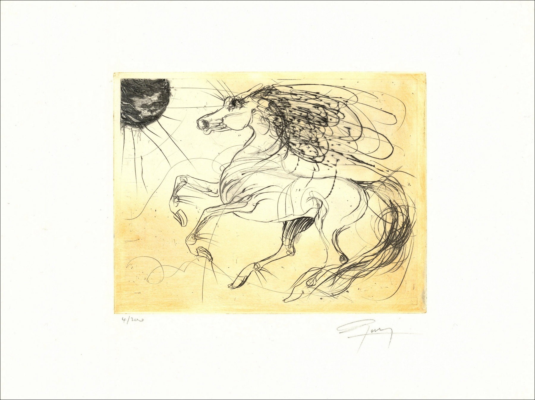 Jean-Marie Guiny – Stalon, original engraving