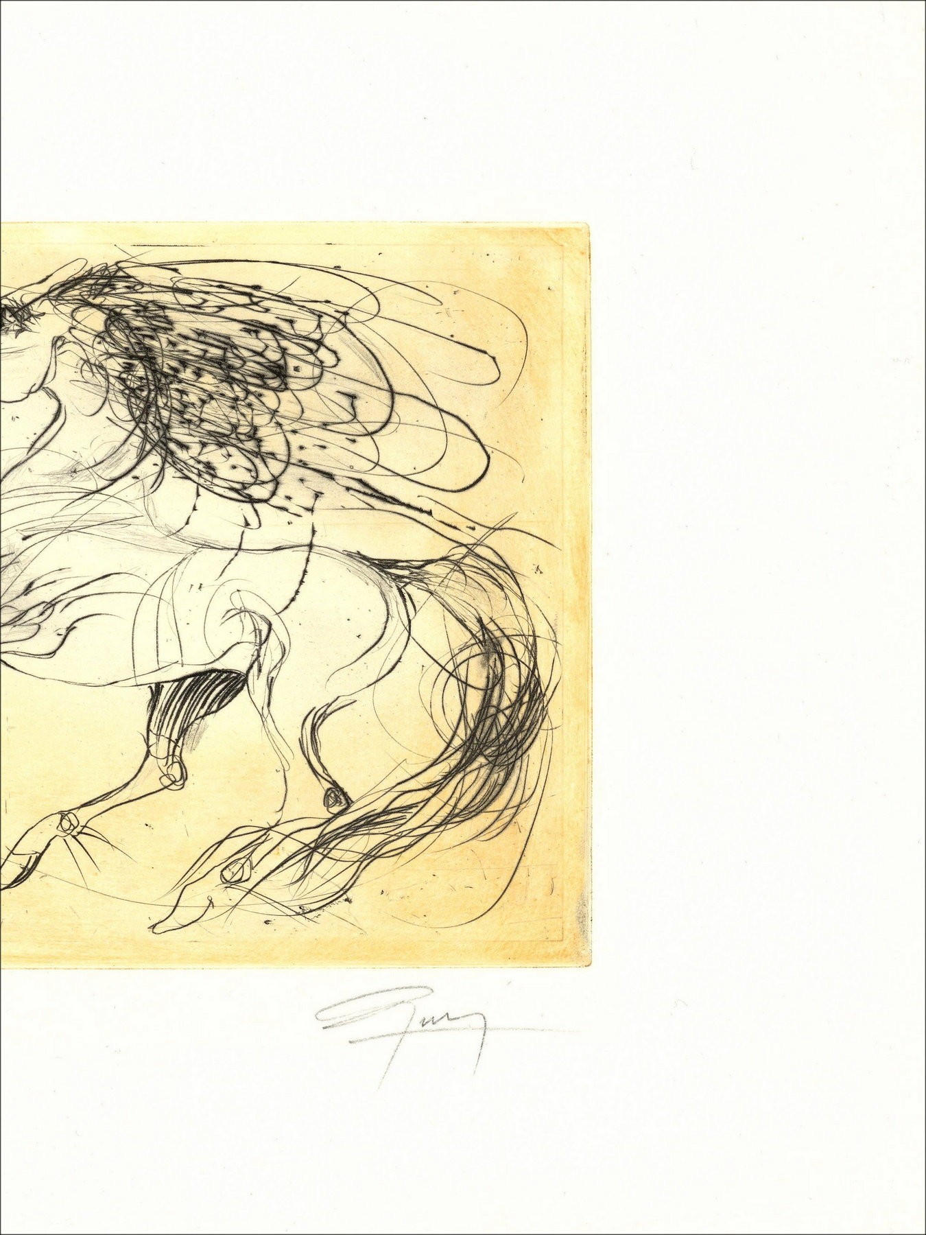 Jean-Marie Guiny - Stalon, Original Gravur