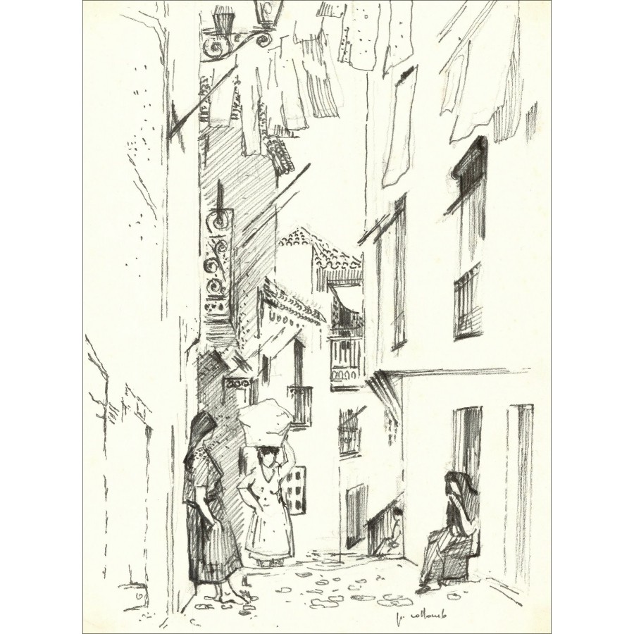 Paul Collebe - Portugal, originele tekening