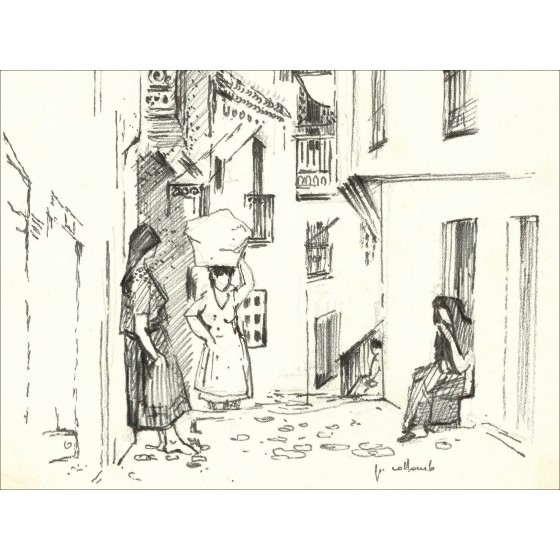 Paul Collebe - Portugal, originele tekening