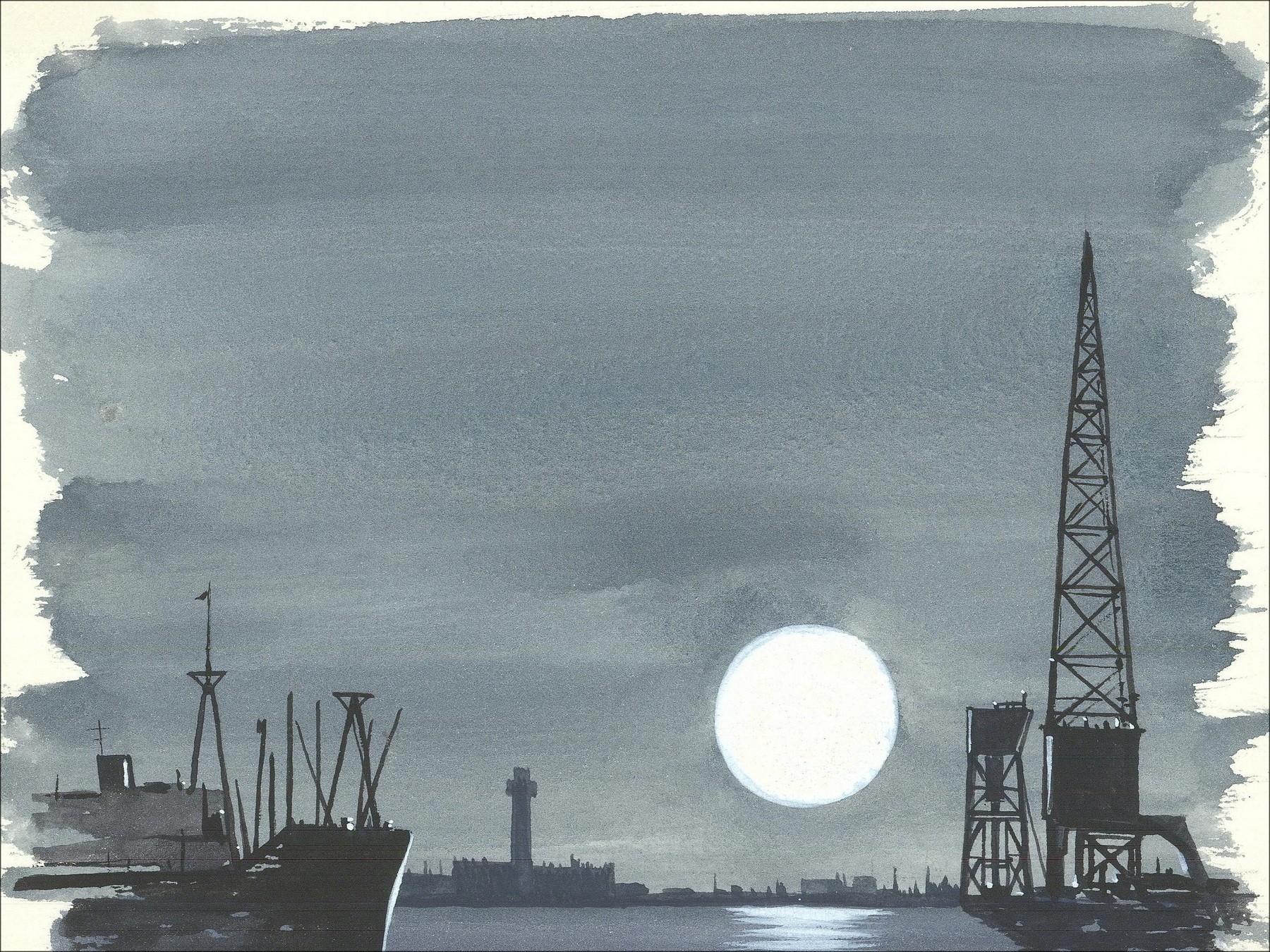 Pierre Ino - de poort, originele tekening