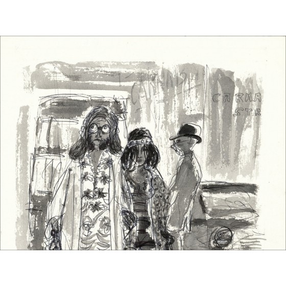 Pierre Lelong – Carnaby Street, Londres, dessin