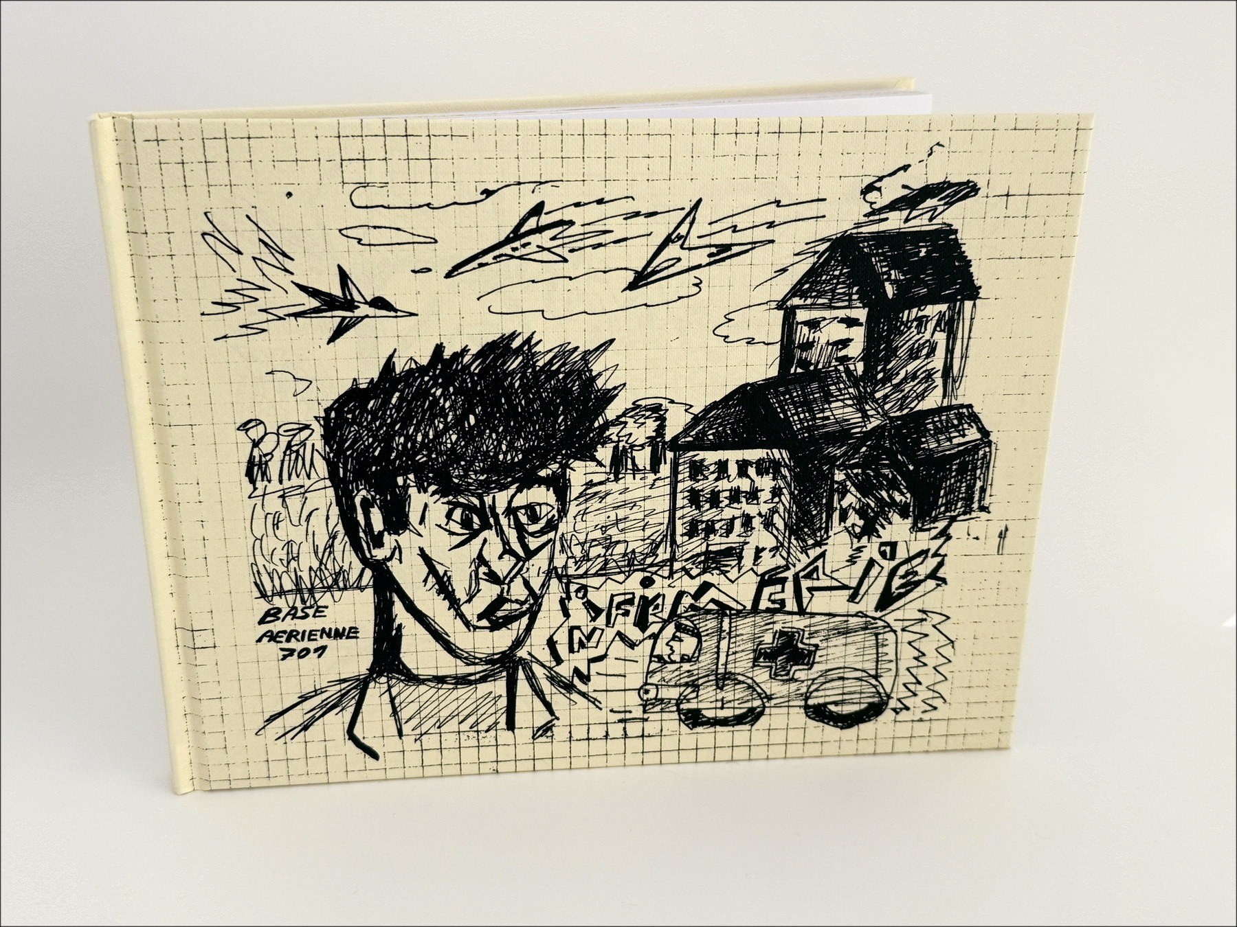 COMBAS Robert - Originele tekening "leger notebooks 02" 18x24cm, 2025