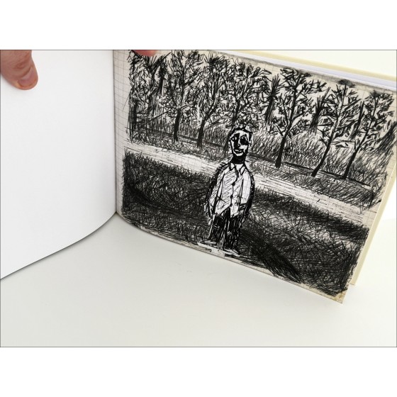 COMBAS Robert - Originele tekening "leger notebooks 02" 18x24cm, 2025