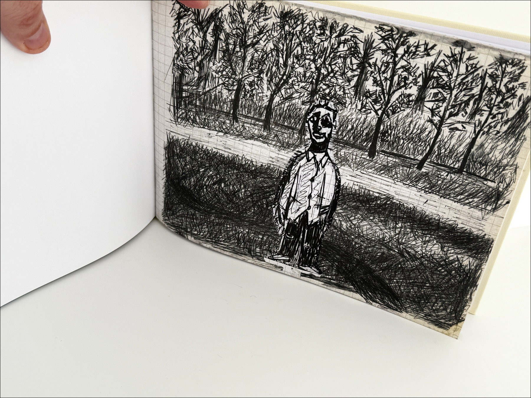 COMBAS Robert - Disegno originale "Carnets of the Army 02" 18x24cm, 2025
