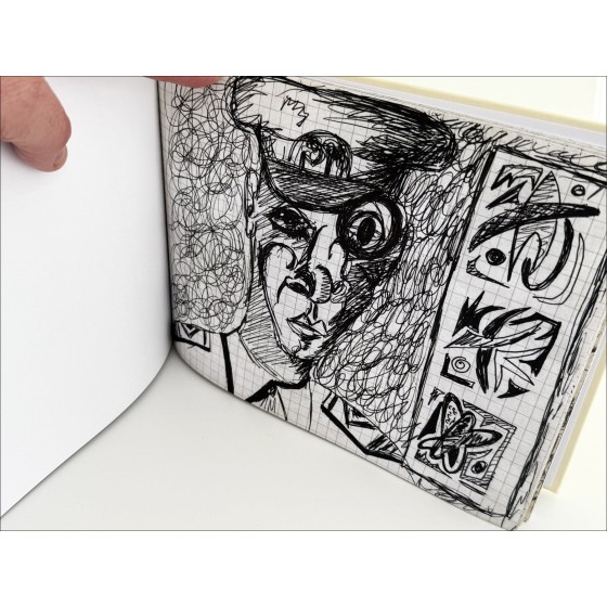 COMBAS Robert - Originele tekening "leger notebooks 02" 18x24cm, 2025