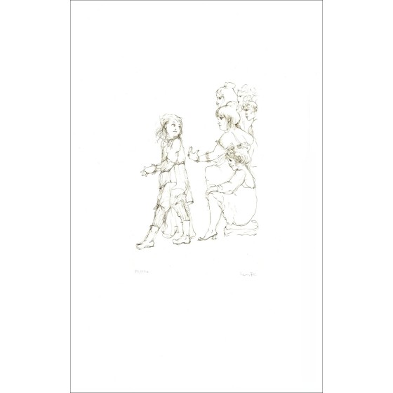 Léonor Fini – Monelle I (1976), incisione originale