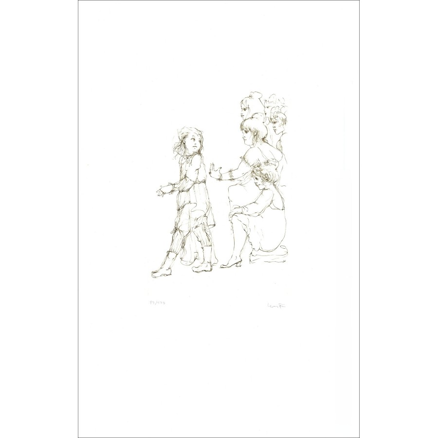 Léonor Fini – Monelle I (1976), original engraving