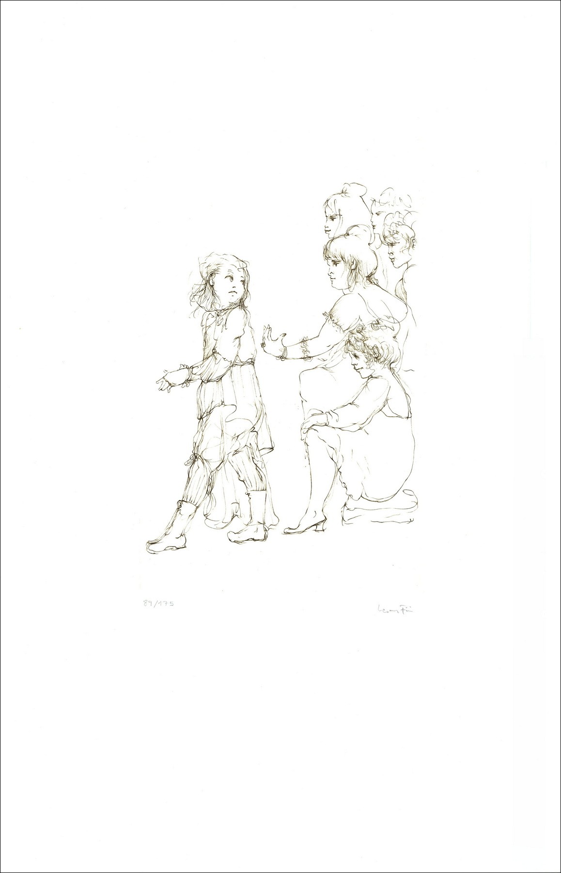 Léonor Fini – Monelle I (1976), incisione originale