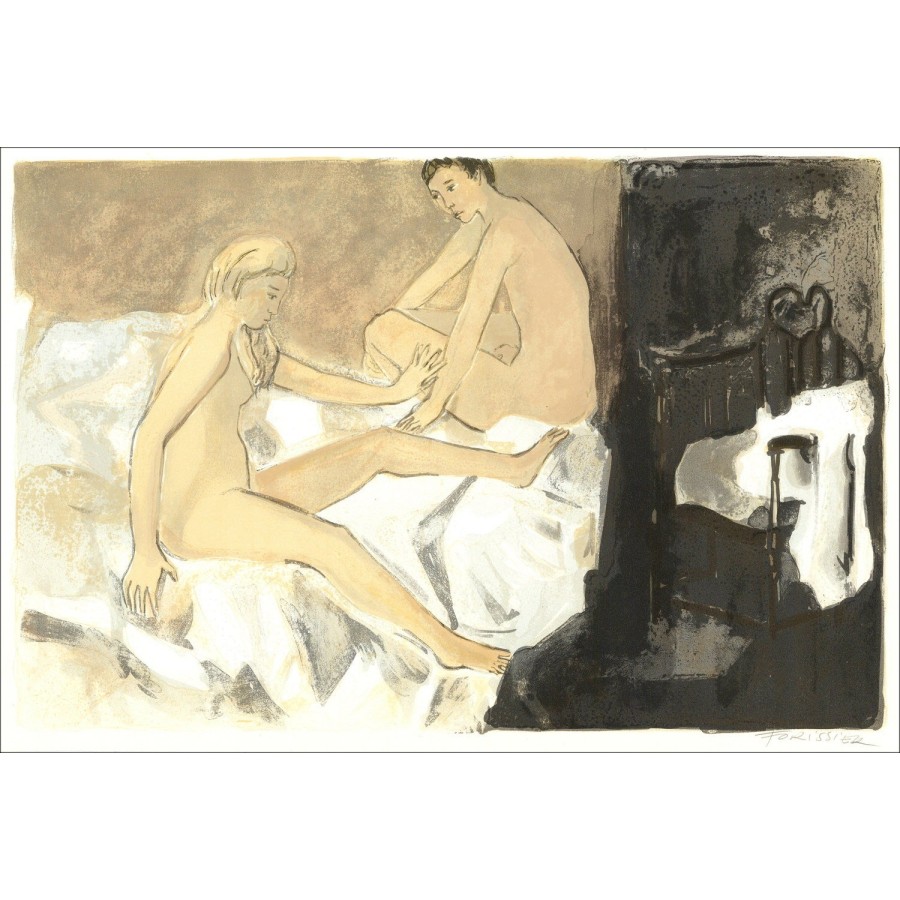 Roger Forissier – Instant suspendu, lithographie 1971