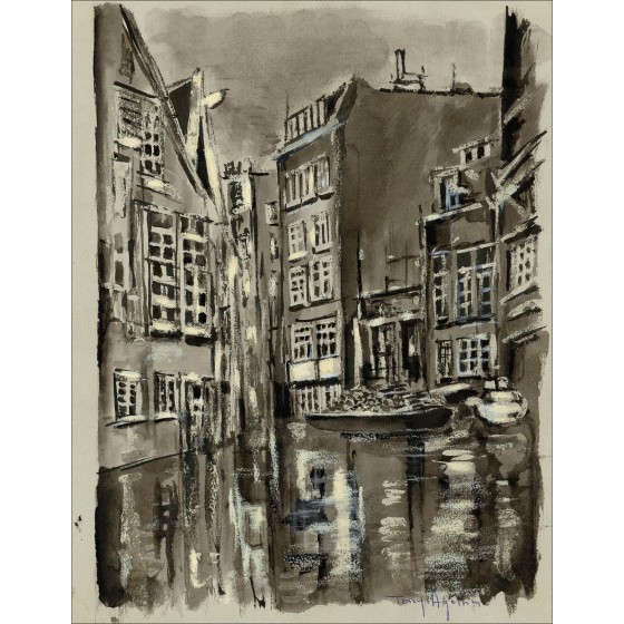 Tony Agostini - Amsterdam, originele tekening