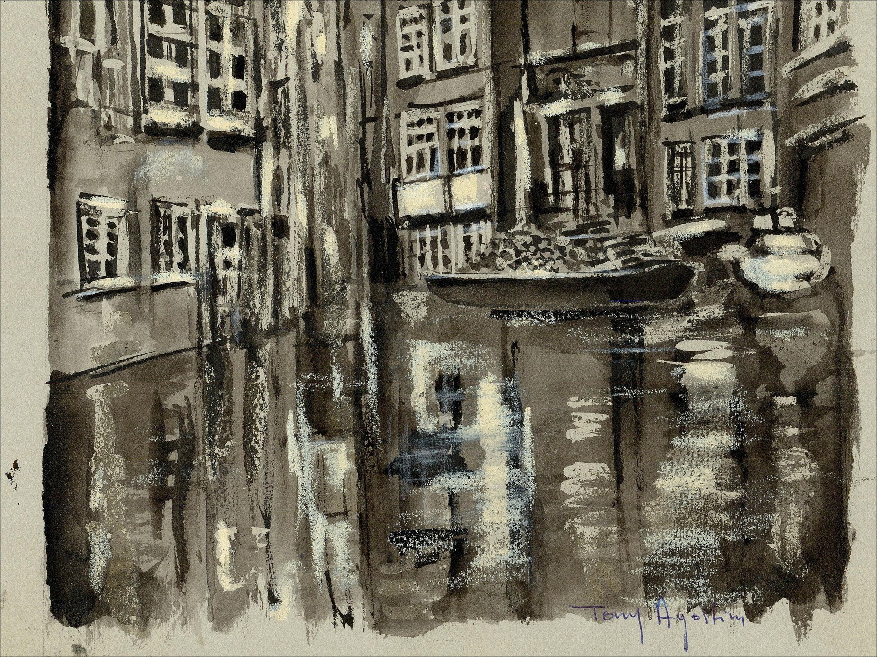 Tony Agostini Amsterdam, disegno originale