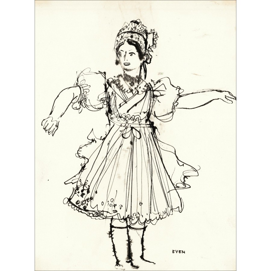 Jean Even – The Hungarian, original drawing