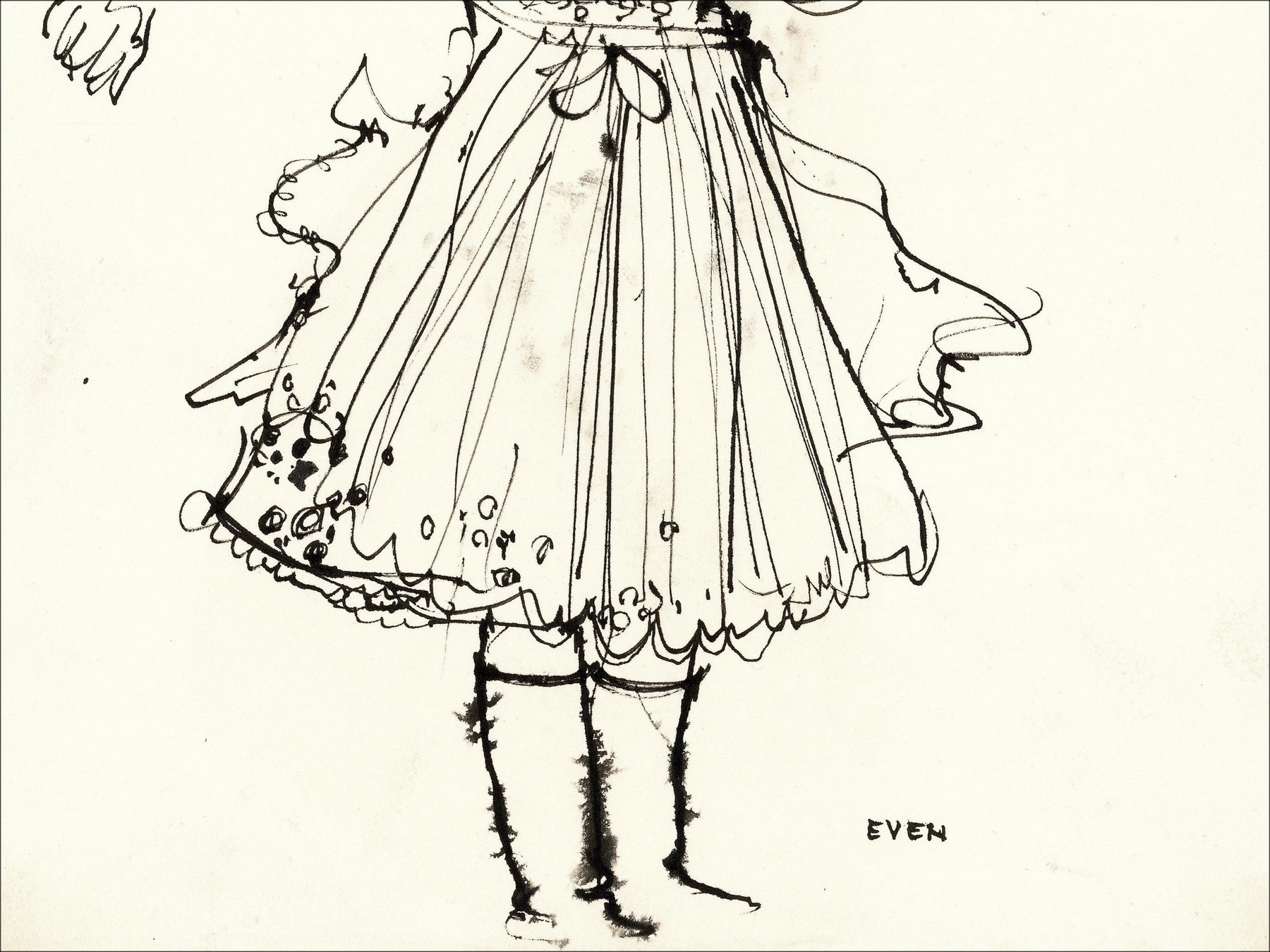 Jean Even – The Hungarian, original drawing