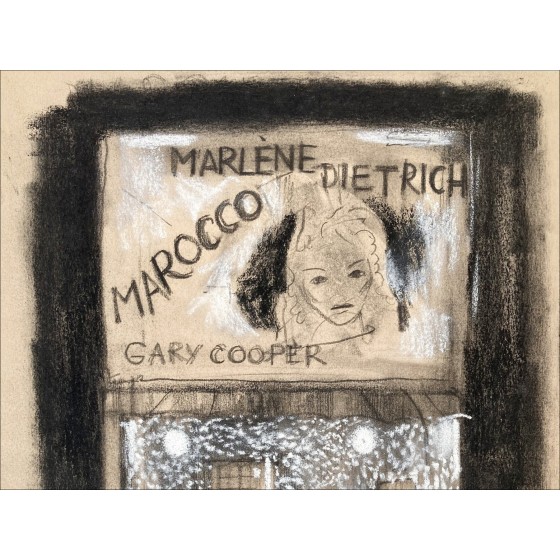 Emilio Grau-Sala – Marlène Dietrich, dessin original