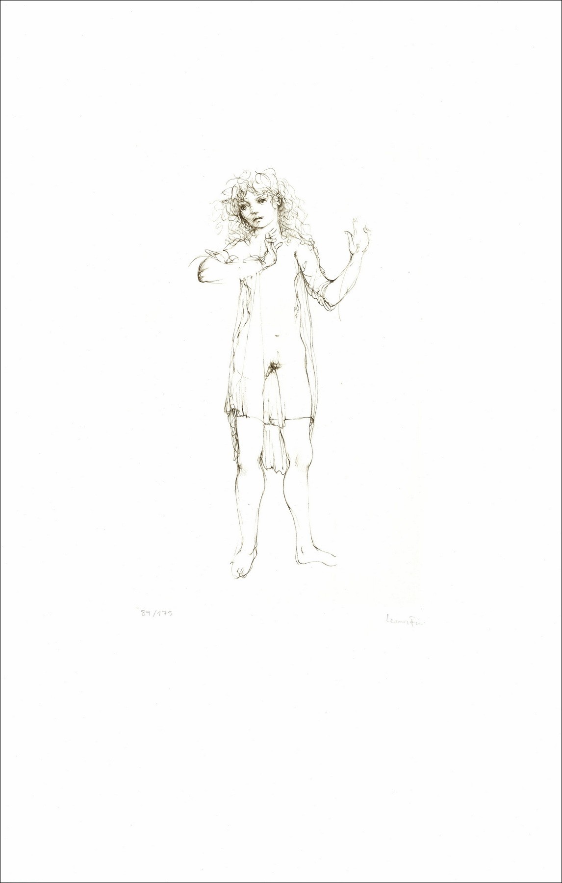 Léonor Fini – Monelle XII (1976), original engraving
