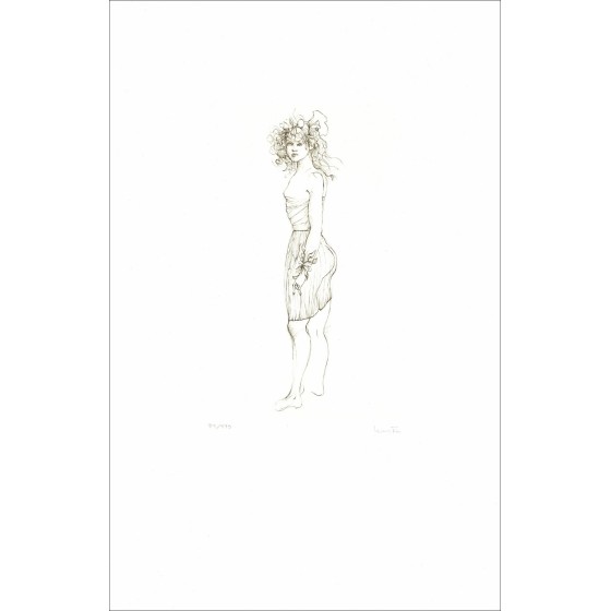 Afgewerkte Leonor - Monelle X (1976), Originele gravure