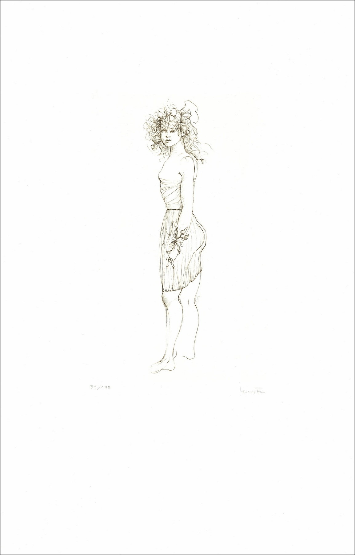 Léonor Fini – Monelle X (1976), gravure originale
