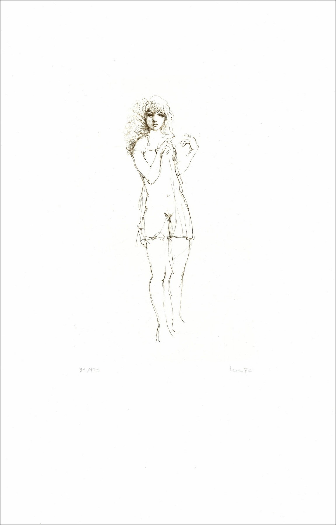 Léonor Fini – Monelle V (1976), Originalgravur
