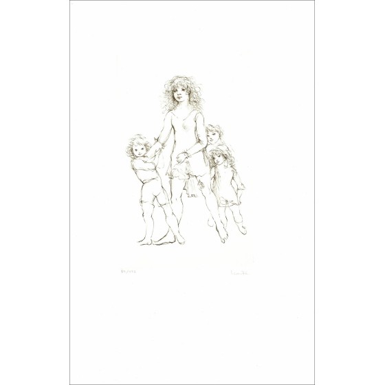 Terminado Leonor - Monelle II (1976), Grabado original