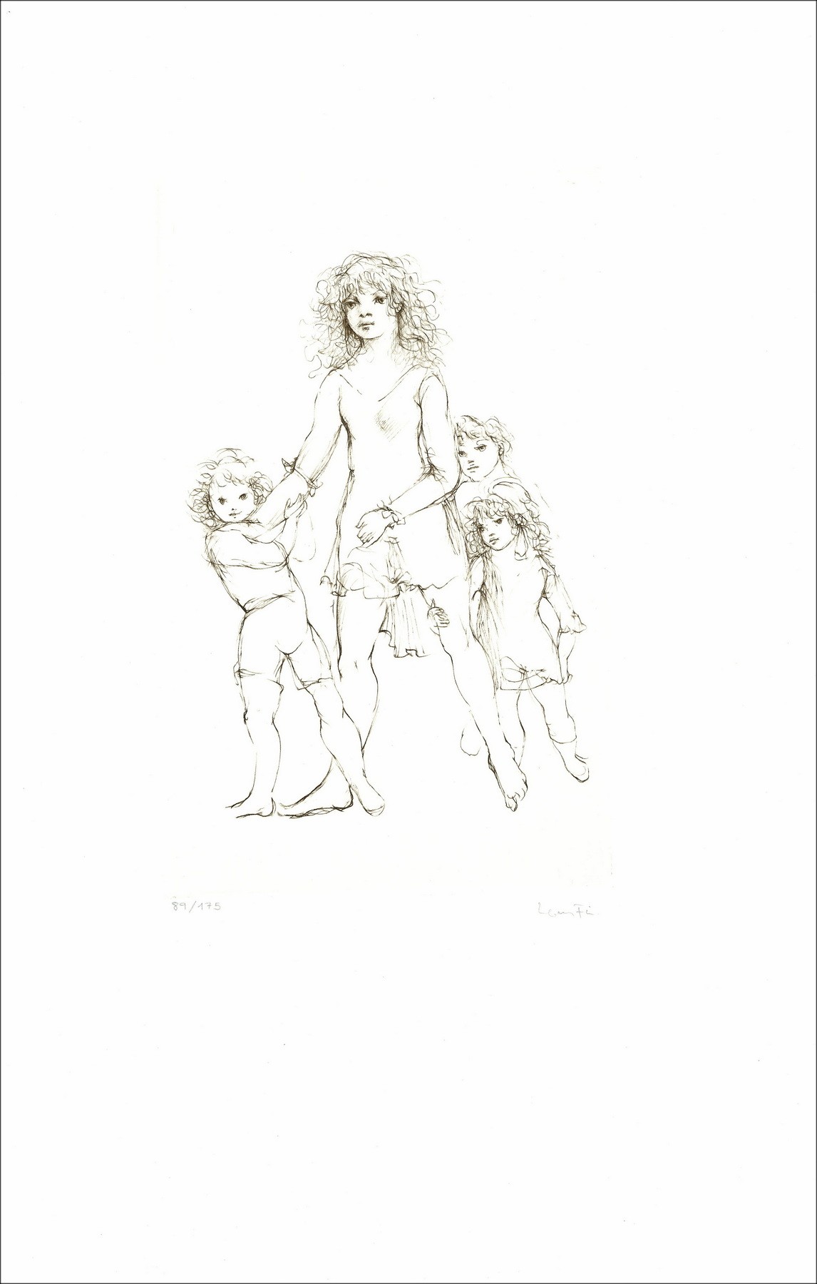 Léonor Fini – Monelle II (1976), gravure originale