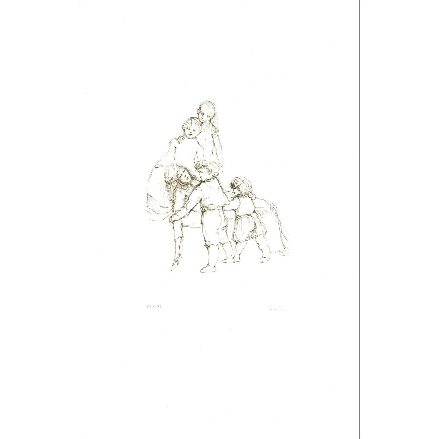 Afgewerkte Leonor - Monelle VI (1976), originele gravure