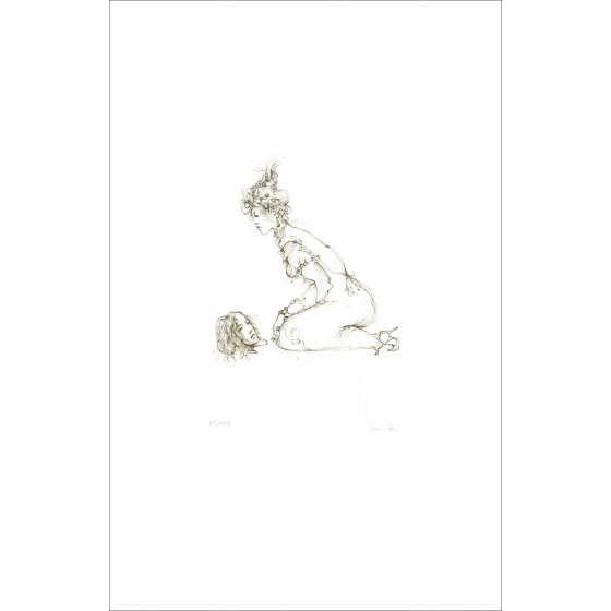 Léonor Fini – Monelle VII (1976), grabado original