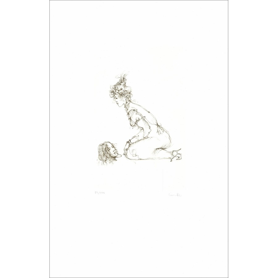 Léonor Fini – Monelle VII (1976), original engraving