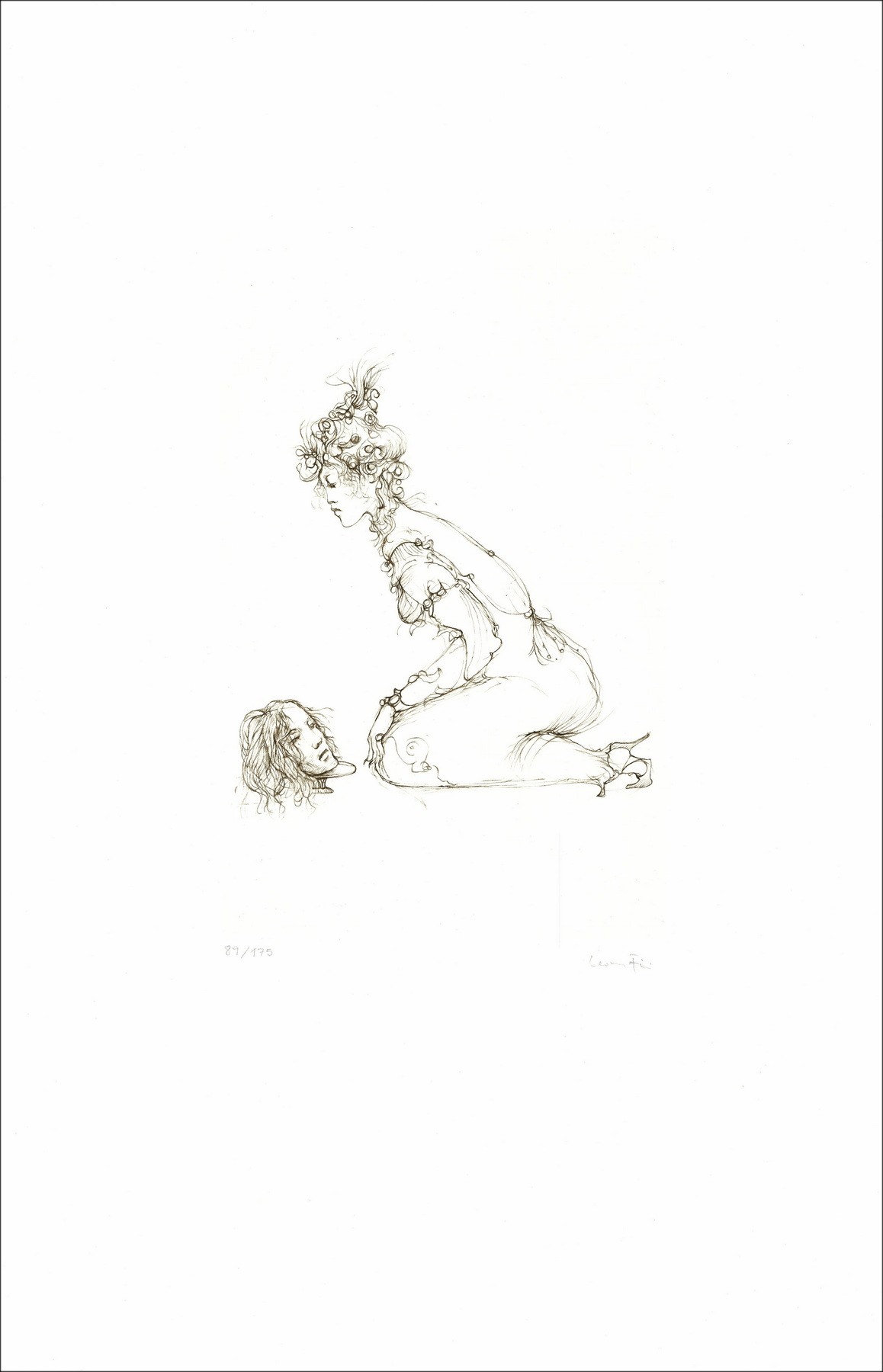 Finito Leonor - Monelle VII (1976), Incisione originale