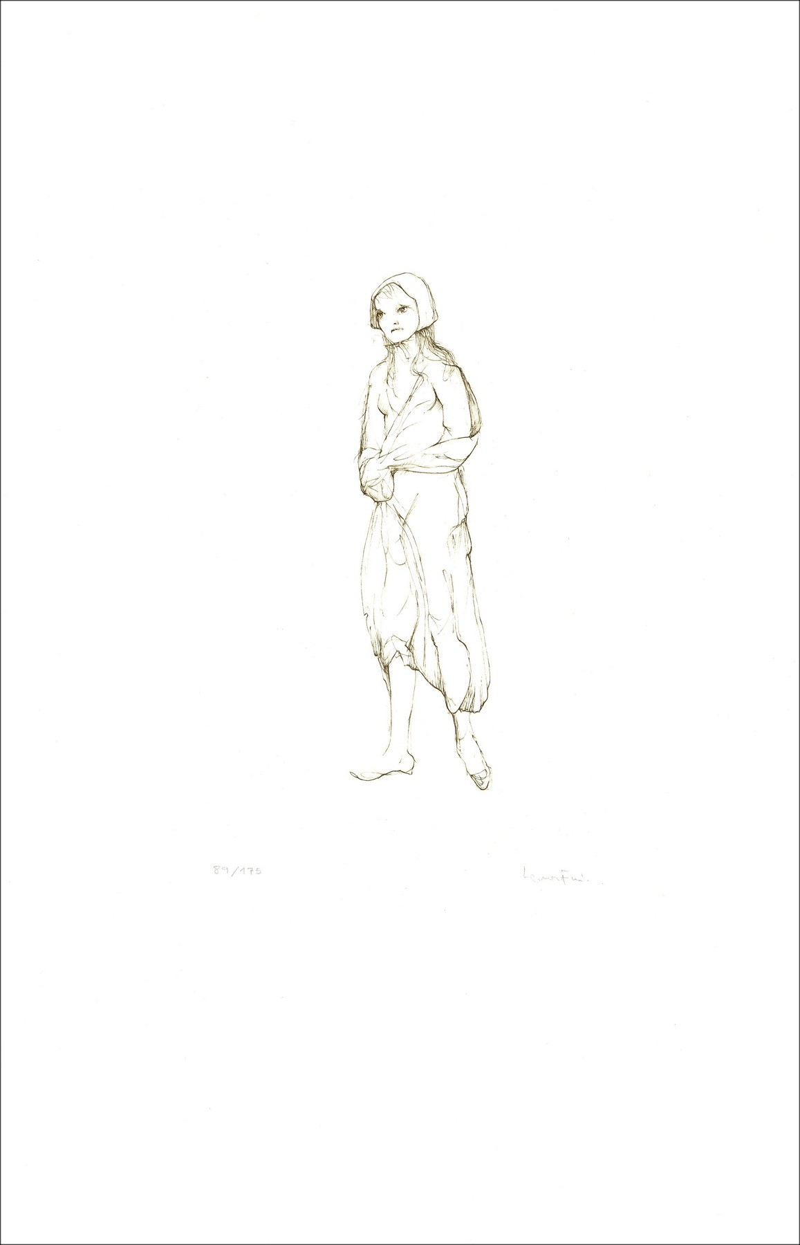 Léonor Fini – Monelle VIII (1976), grabado original