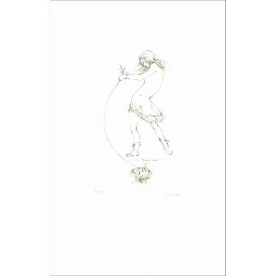 Léonor Fini – Monelle IX (1976), grabado original