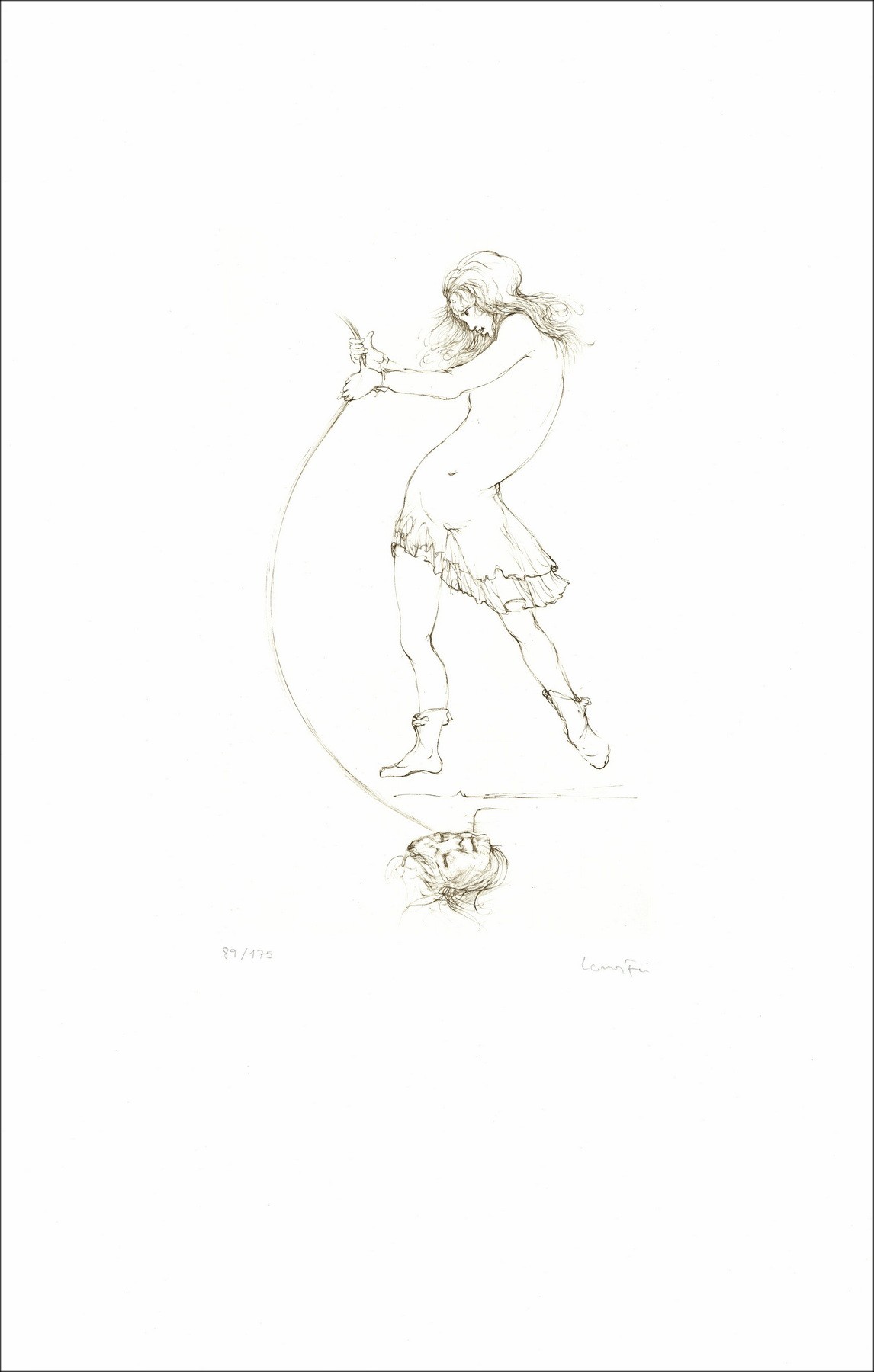 Léonor Fini – Monelle IX (1976), gravure originale