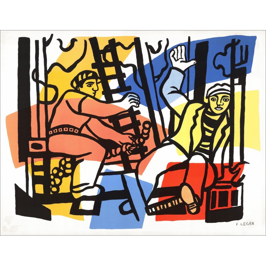 Fernand Léger - Costruttori, Litografia