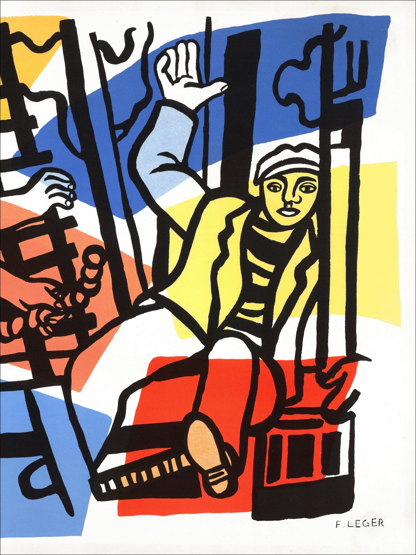 Fernand Léger - Costruttori, Litografia