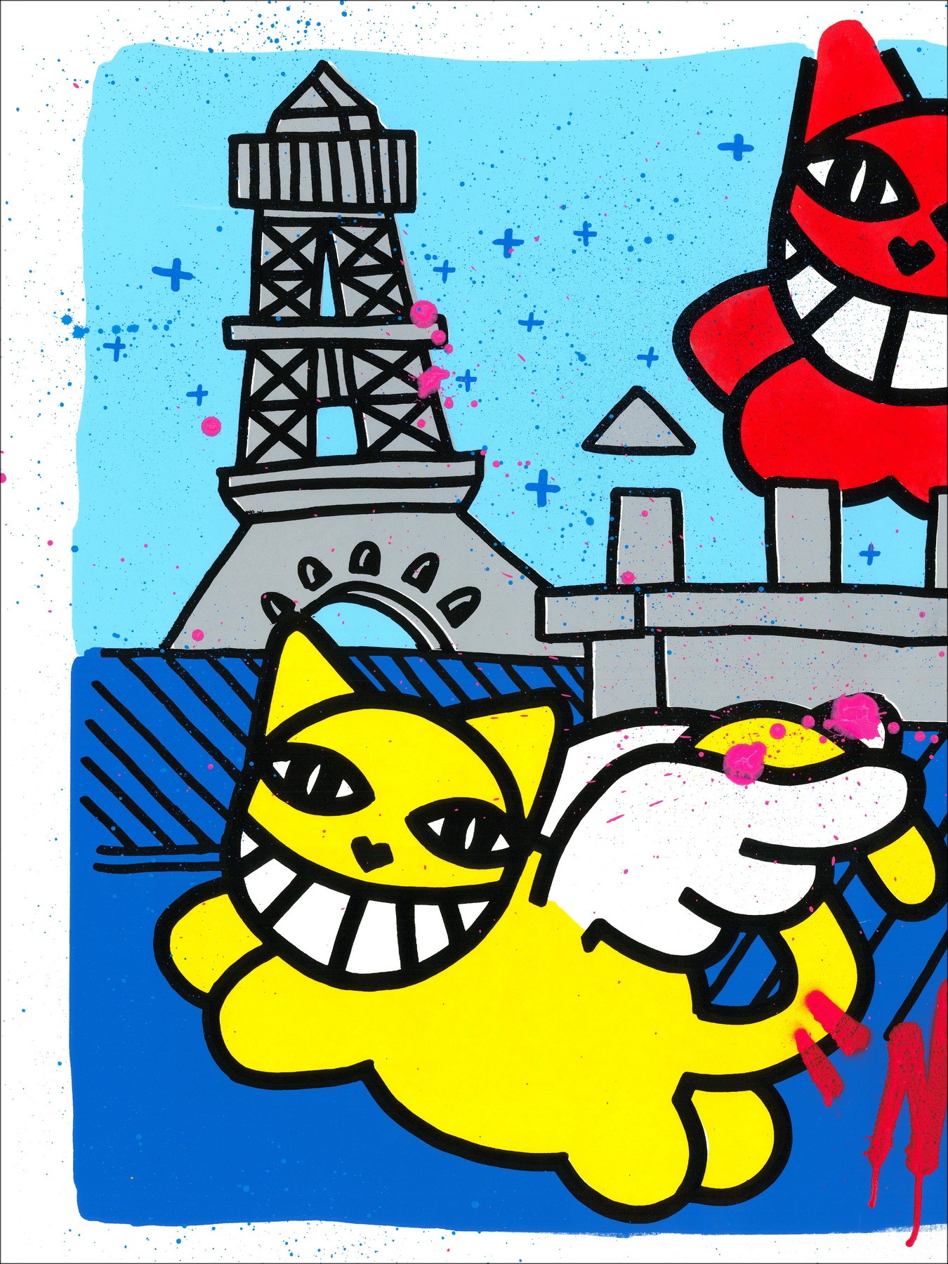 M.Chat - Katzen auf den Dächern von Paris (2017), Sielscreen