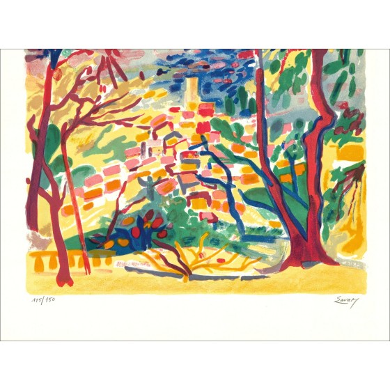 Robert Savary - Grasse - Lithographie signée et numérotée