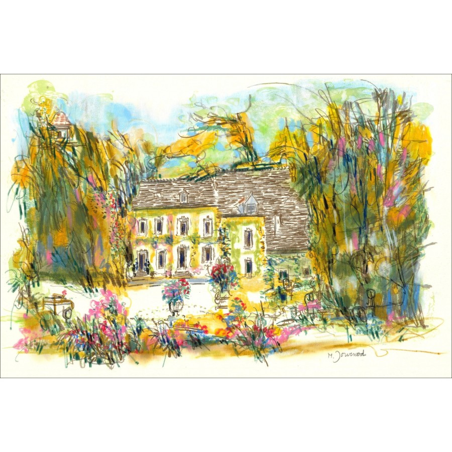 Monique Japod - Moulin de Vauboyen, Originalzeichnung