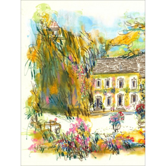 Monique Japod - Moulin de Vauboyen, Originalzeichnung