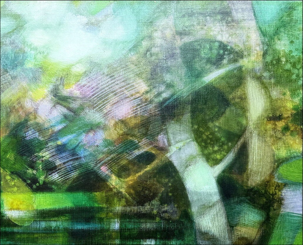 HILAIRE Camille - Öl auf Leinwand "River in Giverny" 65x81cm (25f)
