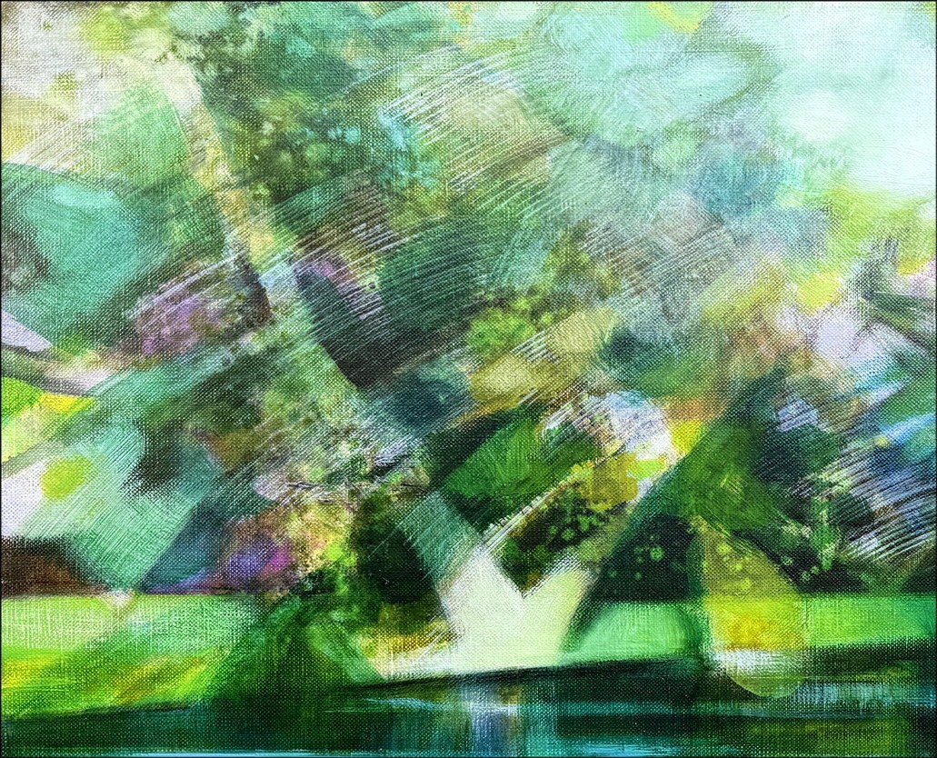 HILAIRE Camille - Óleo sobre lienzo "Giverny River" 65x81cm (25F)