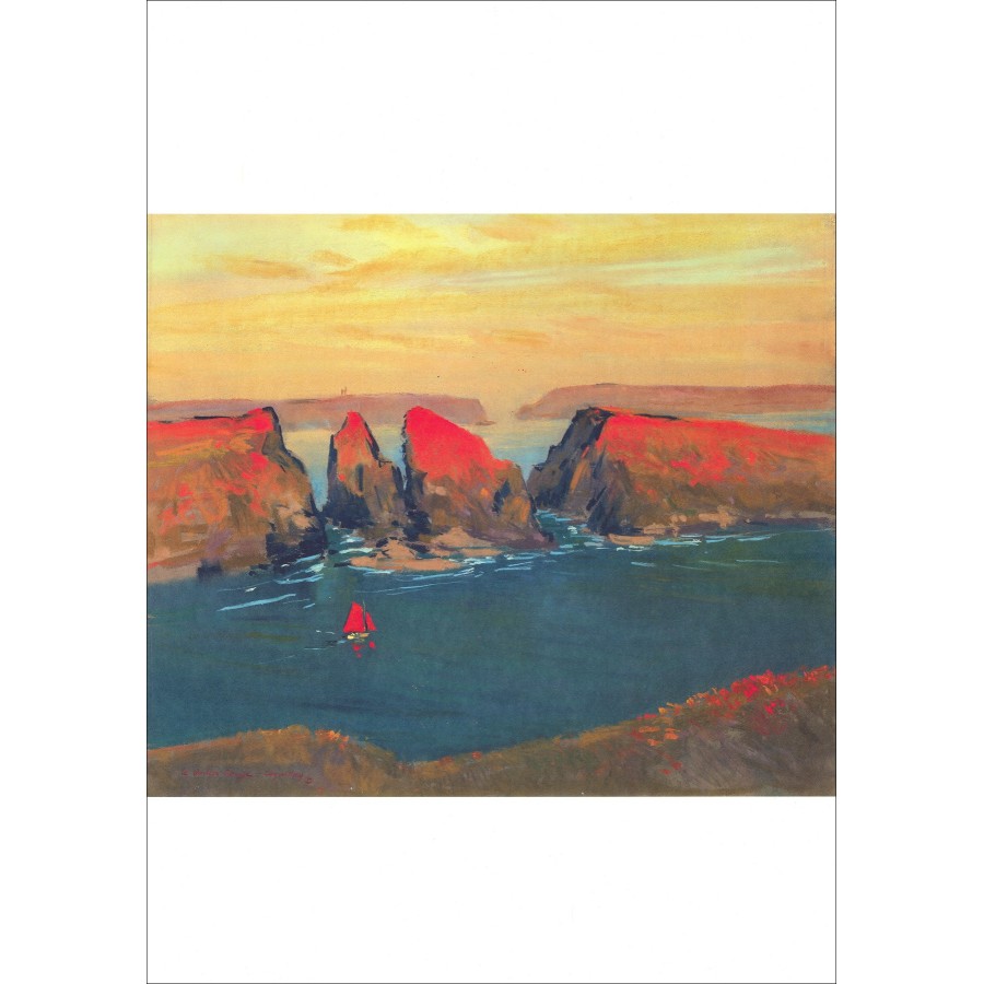 COQUIILLAY Jacques - Poster "El velo rojo 68x48cm