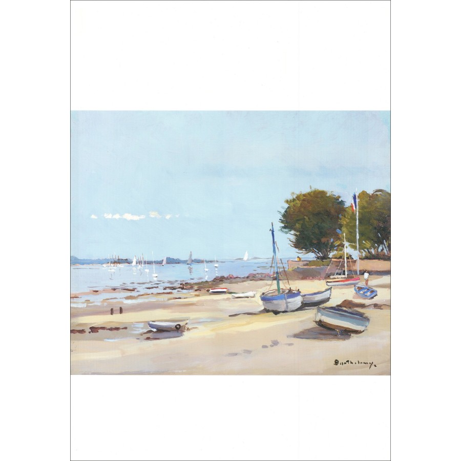 BARTHELEMY Gérard - Poster "Bord de mer" 68x48cm