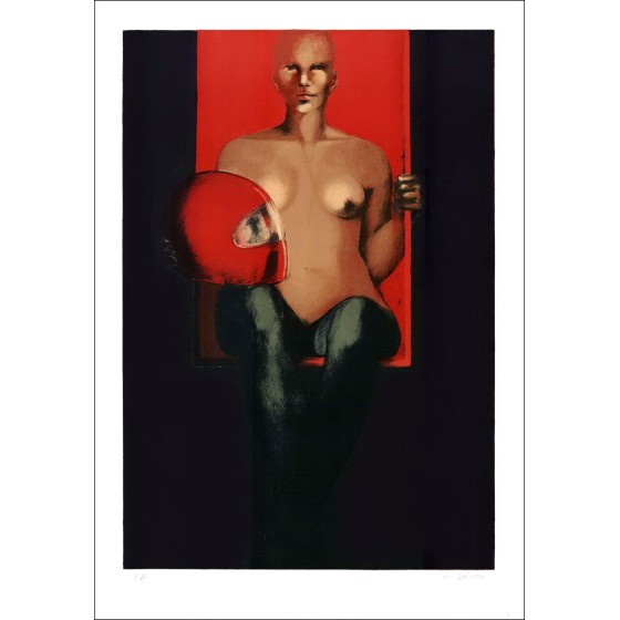Michèle SALMON - Lith Origin Original "Het masker"