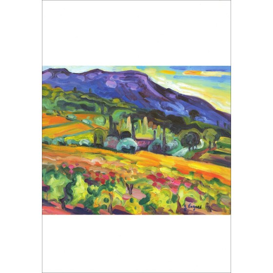 FAGARD Gérard - Poster "Provence" 68x45cm