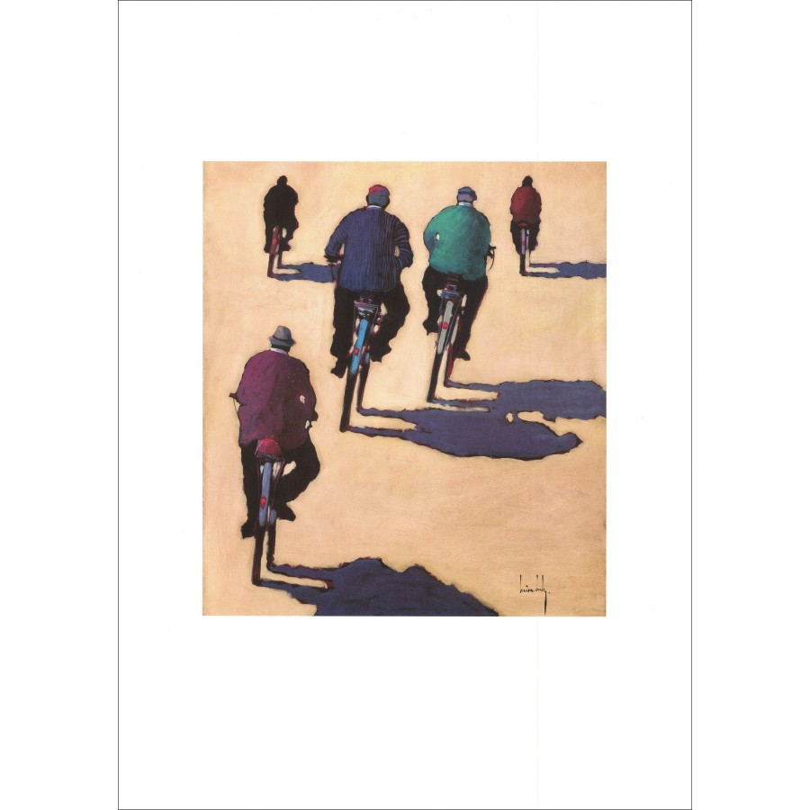 SUIRE-VERLEY Olivier - Poster "Radfahrer" 70x50cm