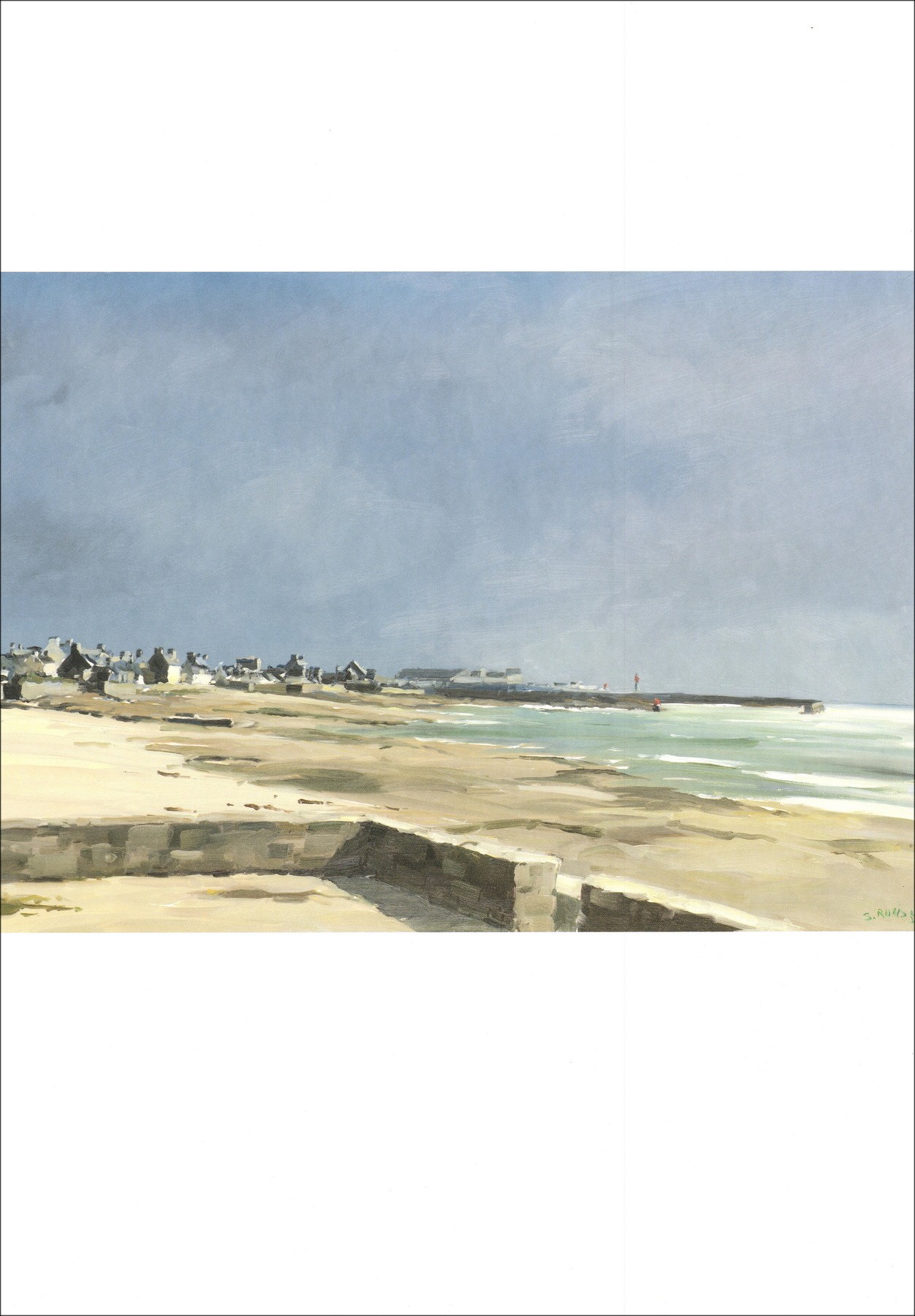 RUAIS Stéphane - Affiche "Marée basse" 68x48cm