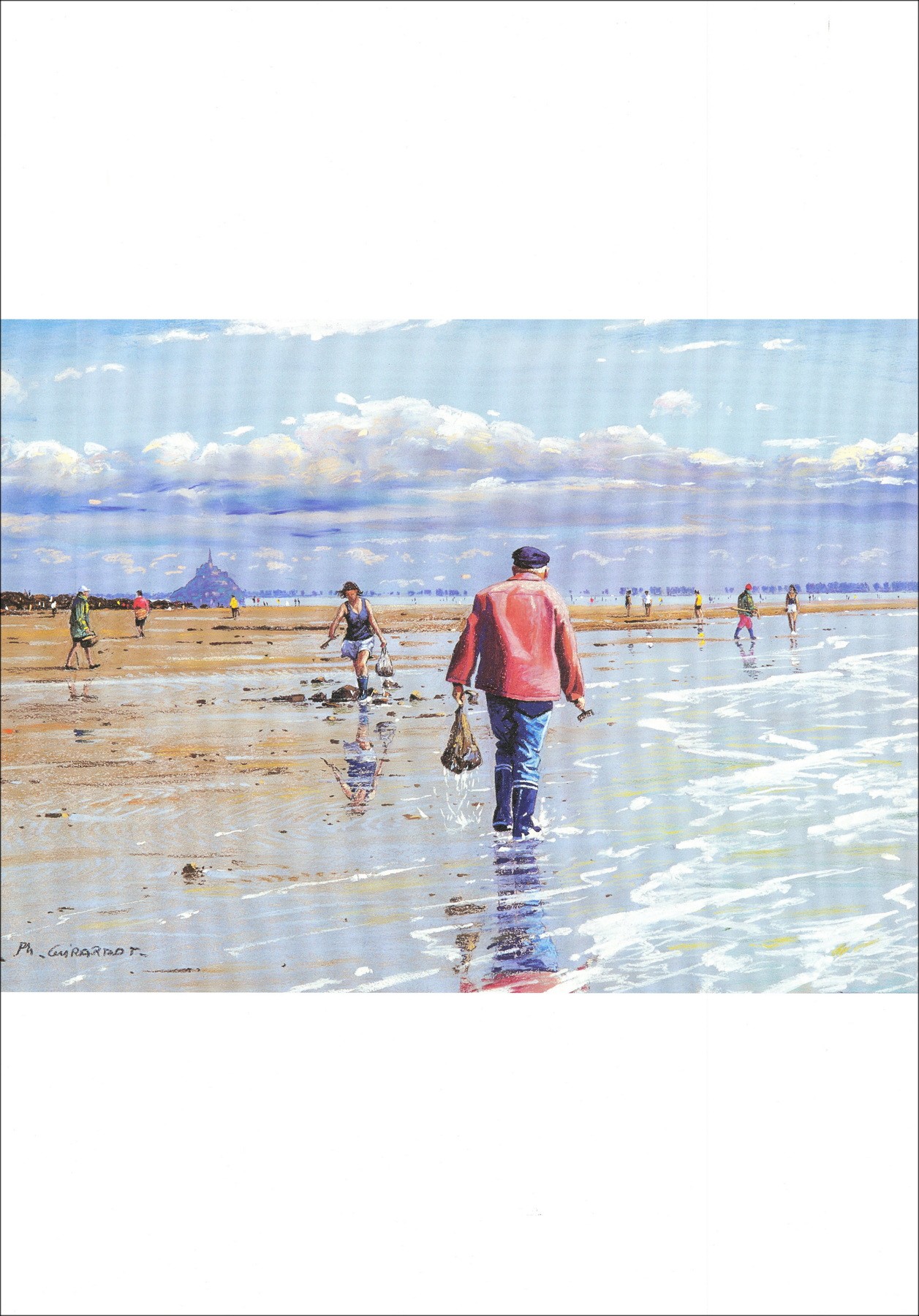 Girardot Philippe - Poster "Angeln in Carloles" 68x48cm